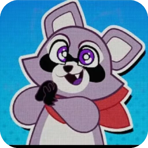 🔳 Стикер «Rembly the raccoon» для Telegram