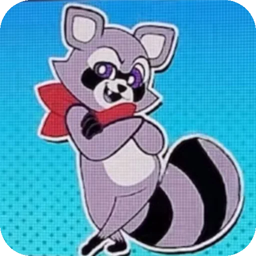 😏 Стикер «Rembly the raccoon» для Telegram