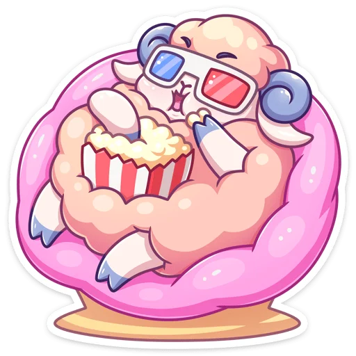 🍿 Стикер «Реми» для Telegram