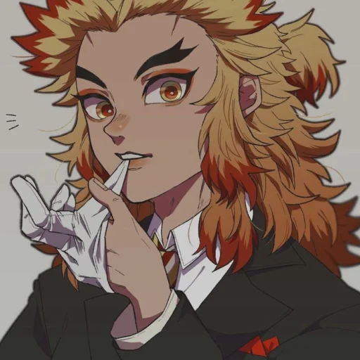 😶 Стикер «Rengoku Kejuro» для Telegram