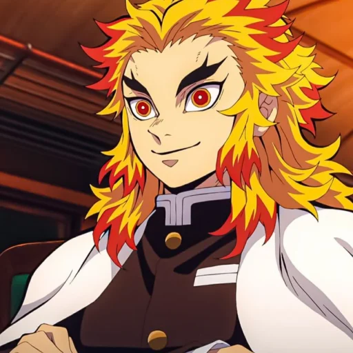 💘 Стикер «Rengoku Kejuro» для Telegram
