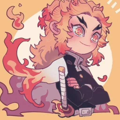 🙂 Стикер «Rengoku Kejuro» для Telegram