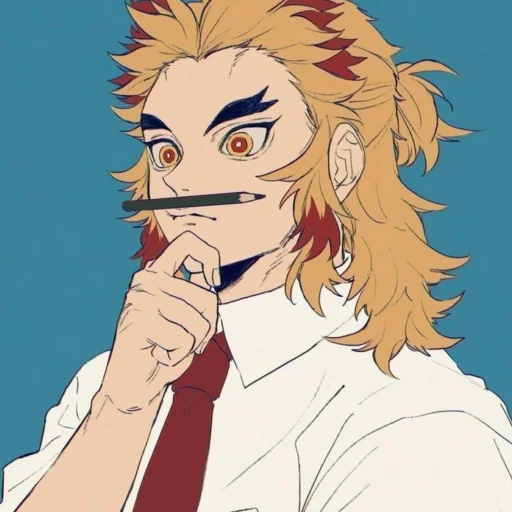 😶 Стикер «Rengoku Kejuro» для Telegram