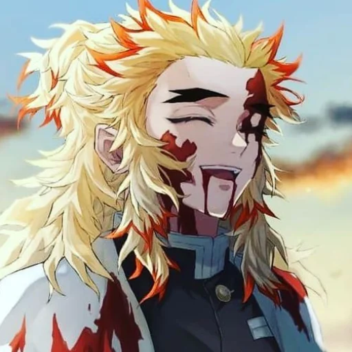 🥲 Стикер «Rengoku Kejuro» для Telegram