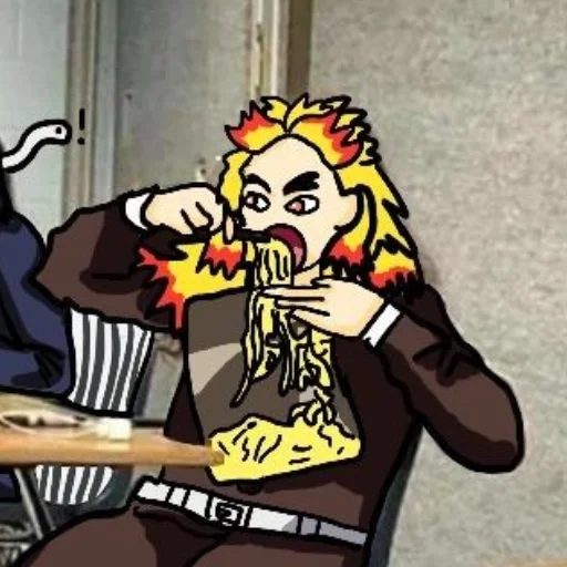 🍱 Стикер «Rengoku Kejuro» для Telegram