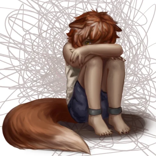 💔 Стикер «Лис / Рен Хана» для Telegram