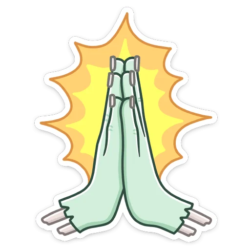 🙏 Стикер «Рэнк» для Telegram