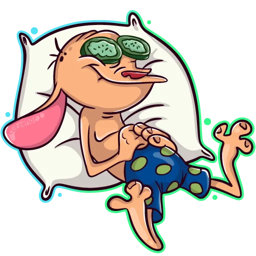 🥒 Стикер «Ren Stimpy» для Telegram