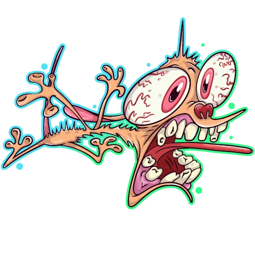 😱 Стикер «Ren Stimpy» для Telegram