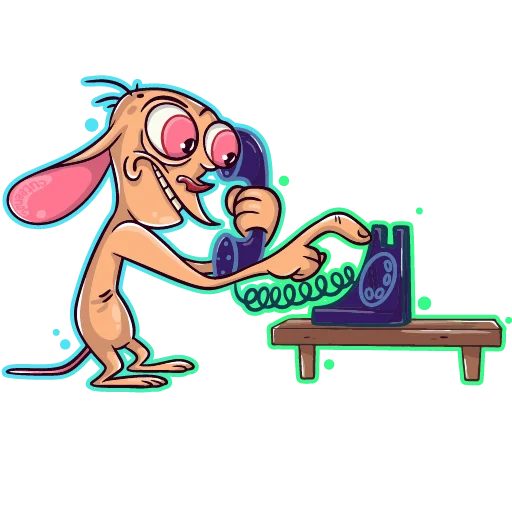 🤖 Стикер «Ren Stimpy» для Telegram