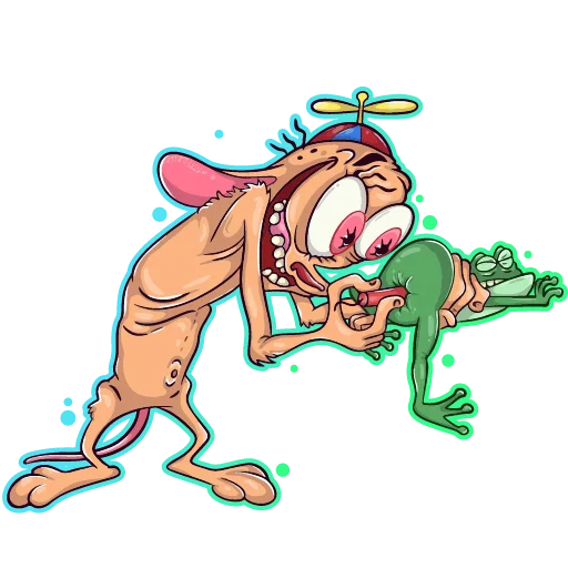 💔 Стикер «Ren Stimpy» для Telegram