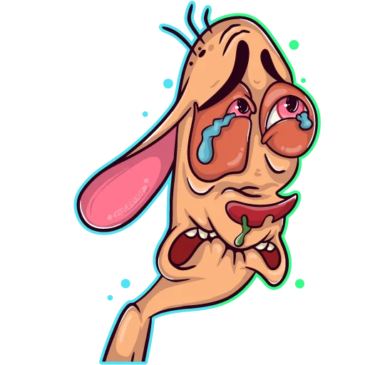 😭 Стикер «Ren Stimpy» для Telegram