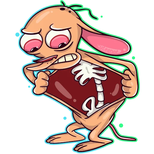 🤒 Стикер «Ren Stimpy» для Telegram