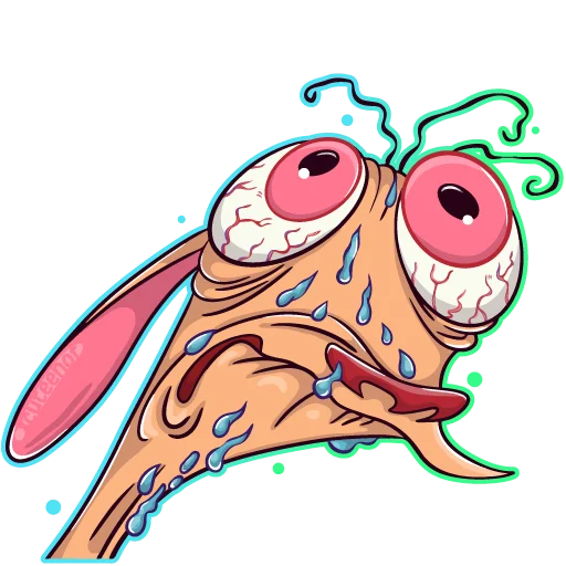 😵 Стикер «Ren Stimpy» для Telegram