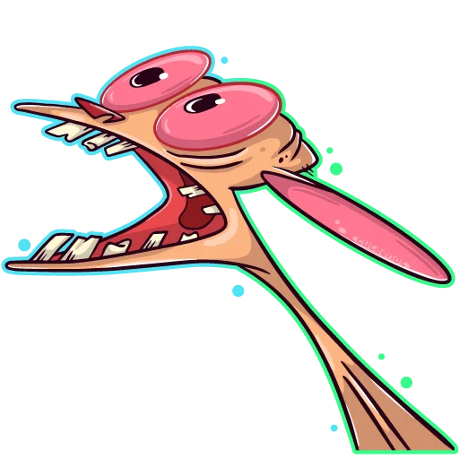 😱 Стикер «Ren Stimpy» для Telegram
