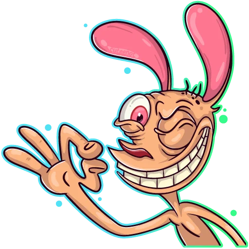 👌 Стикер «Ren Stimpy» для Telegram