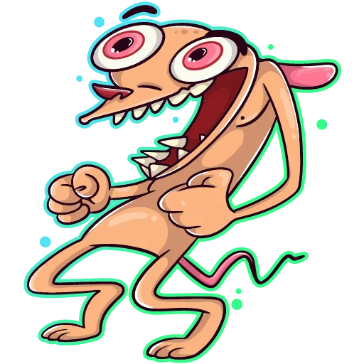 🍆 Стикер «Ren Stimpy» для Telegram