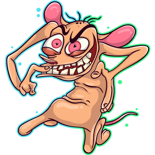 👉 Стикер «Ren Stimpy» для Telegram