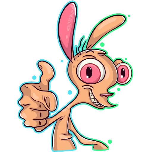 👉 Стикер «Ren Stimpy» для Telegram