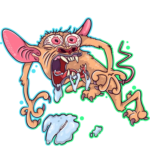 😋 Стикер «Ren Stimpy» для Telegram