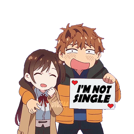 👥 Стикер «RENT A GIRLFRIEND» для Telegram