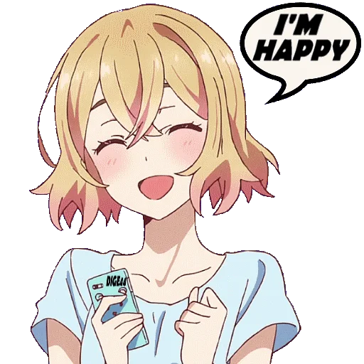 😃 Стикер «RENT A GIRLFRIEND» для Telegram