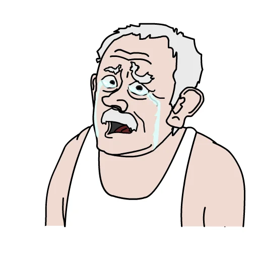 😭 Стикер «Репка Лихие 90е» для Telegram