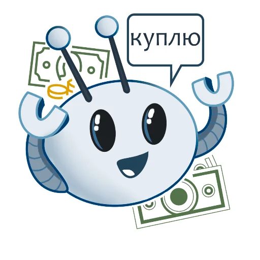 👍 Стикер «Репостик» для Telegram