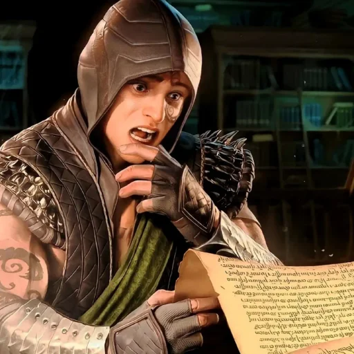 🦎 Стикер «Reptile Mortal Kombat» для Telegram