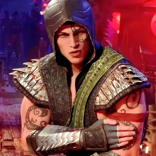 🦎 Стикер «Reptile Mortal Kombat» для Telegram