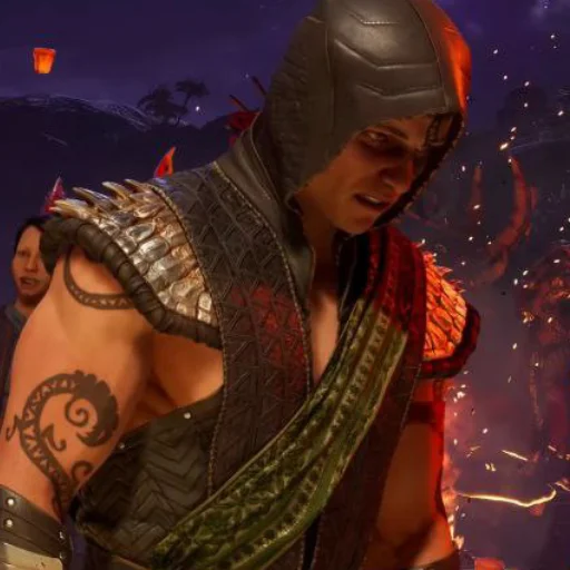 🦎 Стикер «Reptile Mortal Kombat» для Telegram
