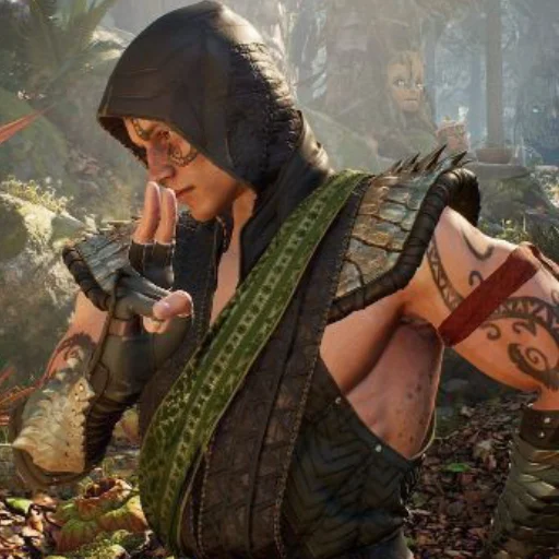 🦎 Стикер «Reptile Mortal Kombat» для Telegram