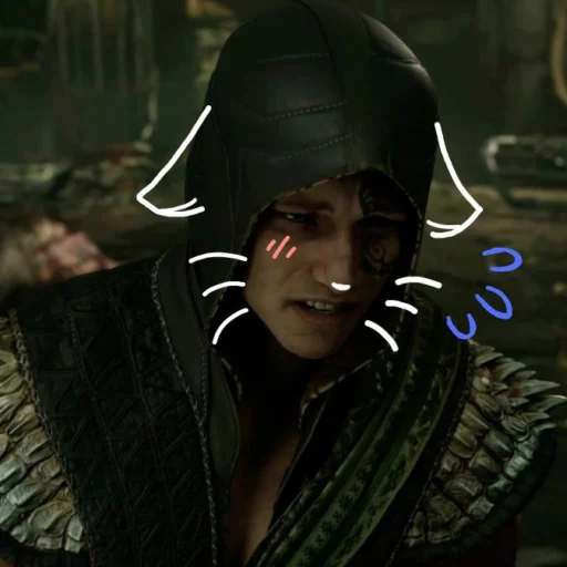 🦎 Стикер «Reptile Mortal Kombat» для Telegram