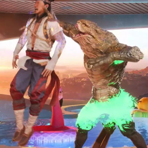 🦎 Стикер «Reptile Mortal Kombat» для Telegram