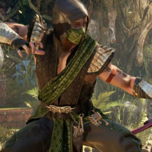 🦎 Стикер «Reptile Mortal Kombat» для Telegram