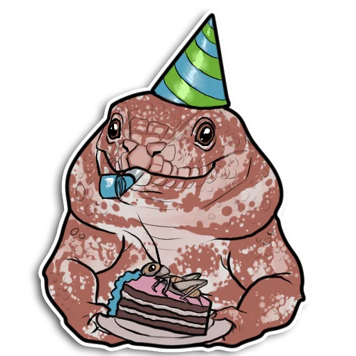 🍰 Стикер «Reptiles» для Telegram