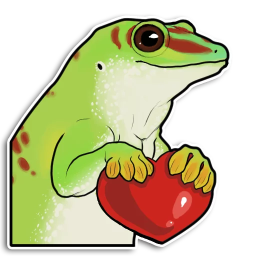 ❤ Стикер «Reptiles» для Telegram