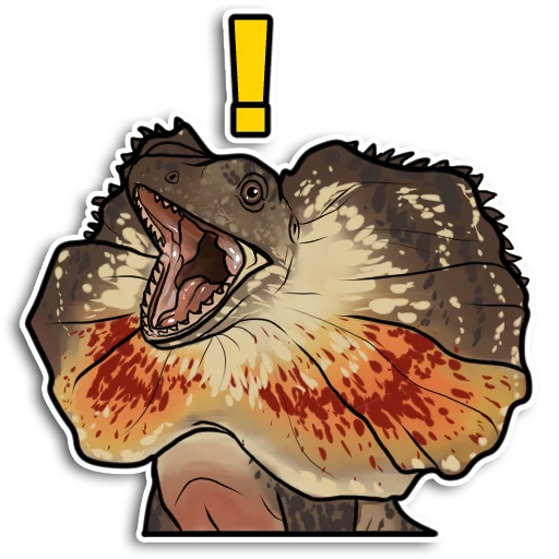 😱 Стикер «Reptiles» для Telegram