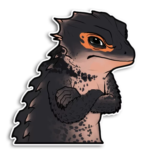 😡 Стикер «Reptiles» для Telegram