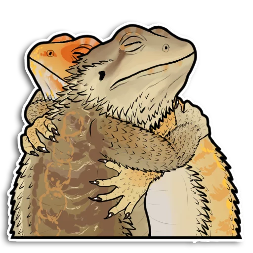 💑 Стикер «Reptiles» для Telegram