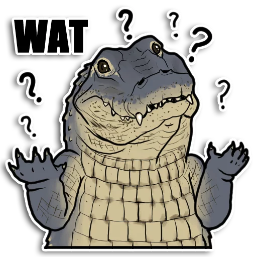 ❓ Стикер «Reptiles» для Telegram