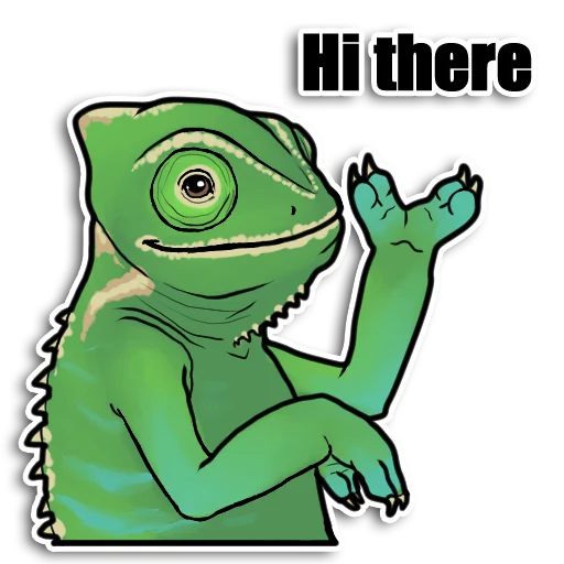 😀 Стикер «Reptiles» для Telegram