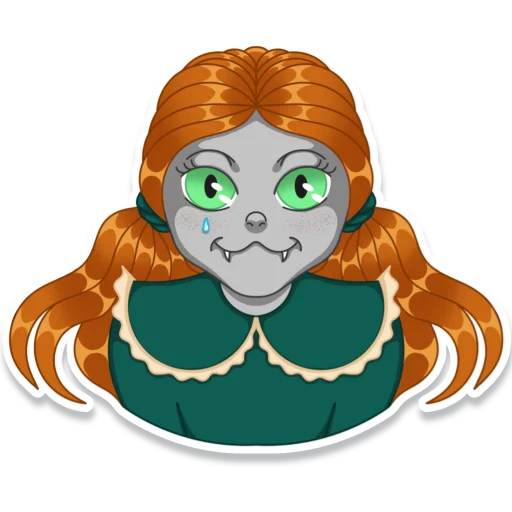 🥲 Стикер «Рептилия Венди» для Telegram