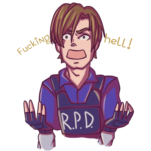 😩 Стикер «ResidentEvil» для Telegram