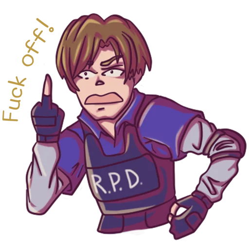 😡 Стикер «ResidentEvil» для Telegram