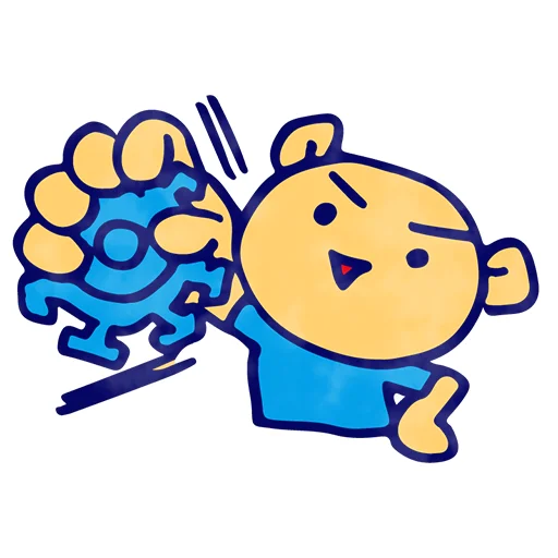 👊 Стикер «Ingress Resistance Bear» для Telegram