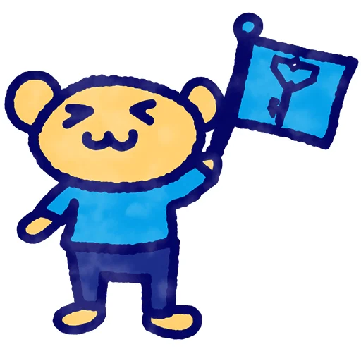 🏁 Стикер «Ingress Resistance Bear» для Telegram