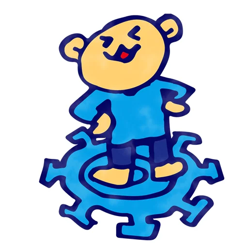 😝 Стикер «Ingress Resistance Bear» для Telegram