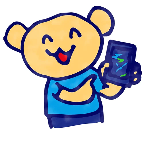 😸 Стикер «Ingress Resistance Bear» для Telegram