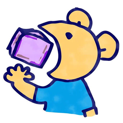 🥛 Стикер «Ingress Resistance Bear» для Telegram